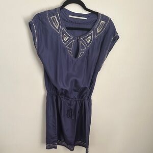 Twelfth Street by Cynthia Vincent Deep Blue Mini Dress
